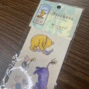 Vtg Classic Pooh Michel & Co Stickers Winnie the Pooh Tigger Piglet Eeyore